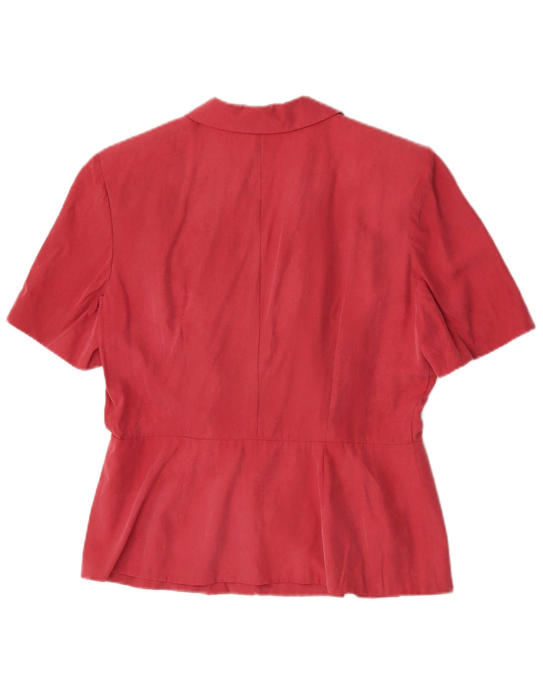 Top Cardigan Manica Corta Donna Ilia IT 46 Large Rosa Seta