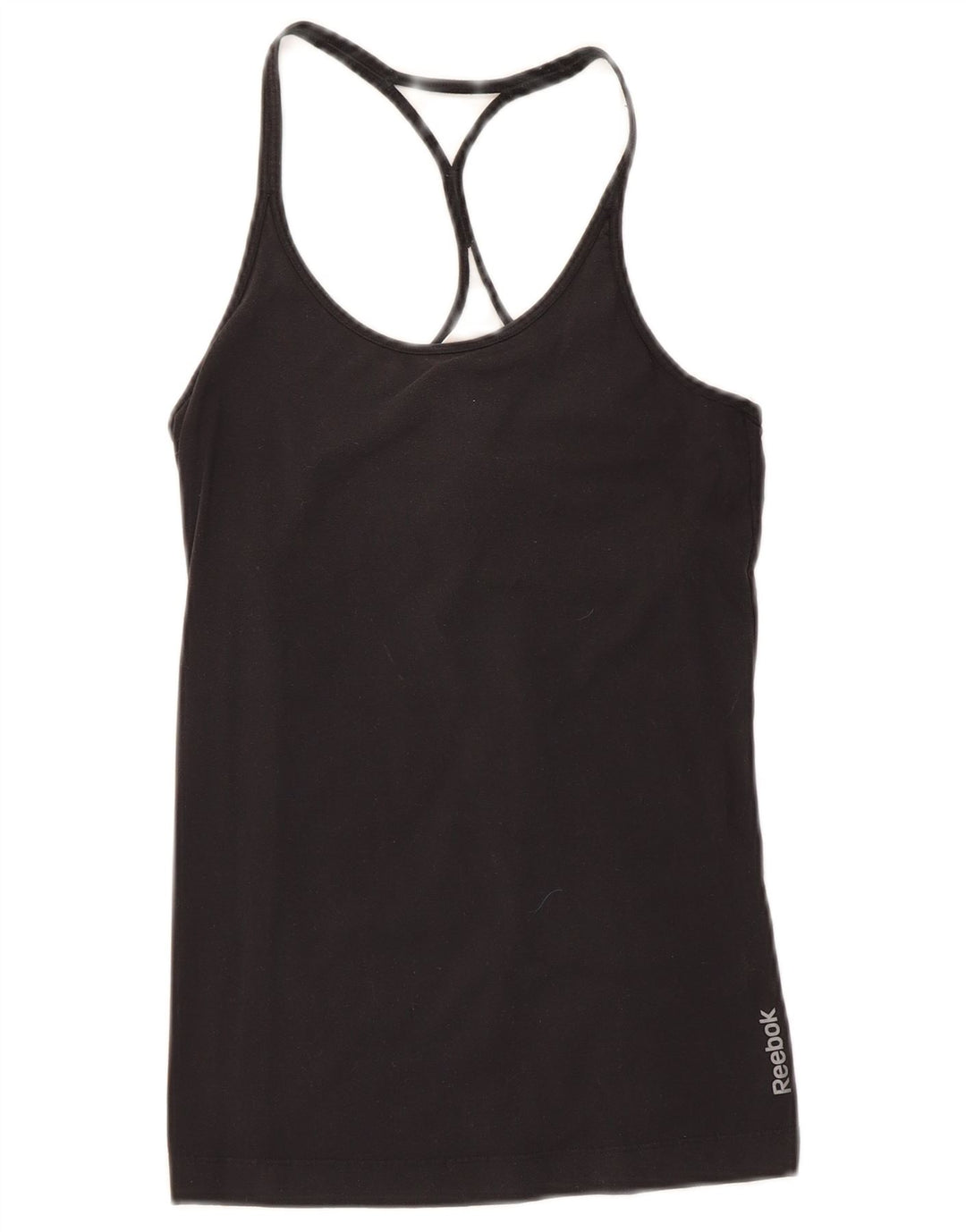 Canotta Reebok da donna UK 8 Small nera in poliammide