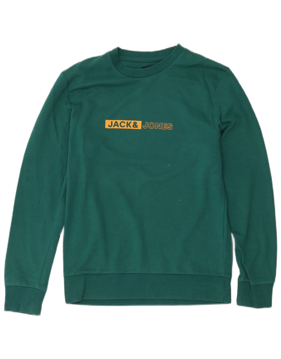 Jack & Jones Felpa grafica da uomo Maglione piccolo cotone verde
