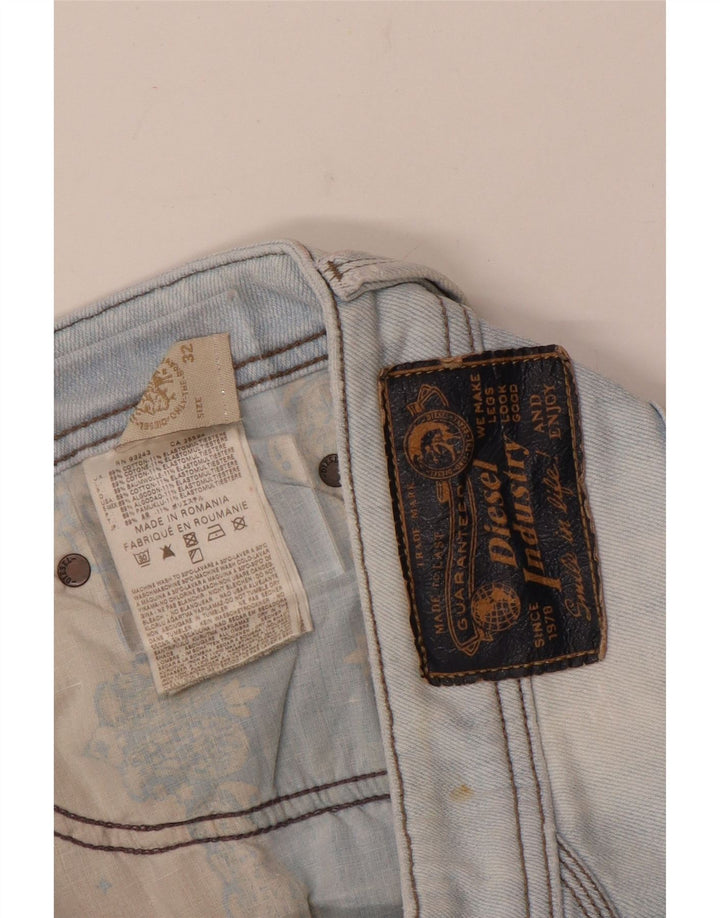 Jeans dritti da uomo Diesel W32 L29 Blu