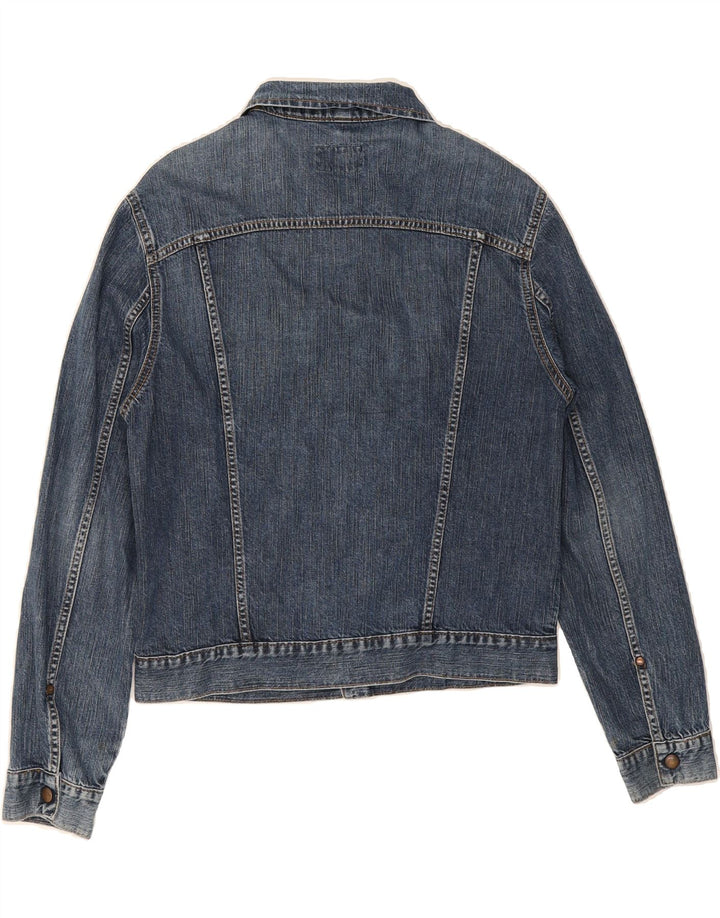 WRANGLER Womens Denim Jacket UK 16 Large Navy Blue Cotton Vintage Wrangler and Second-Hand Wrangler from Messina Hembry 