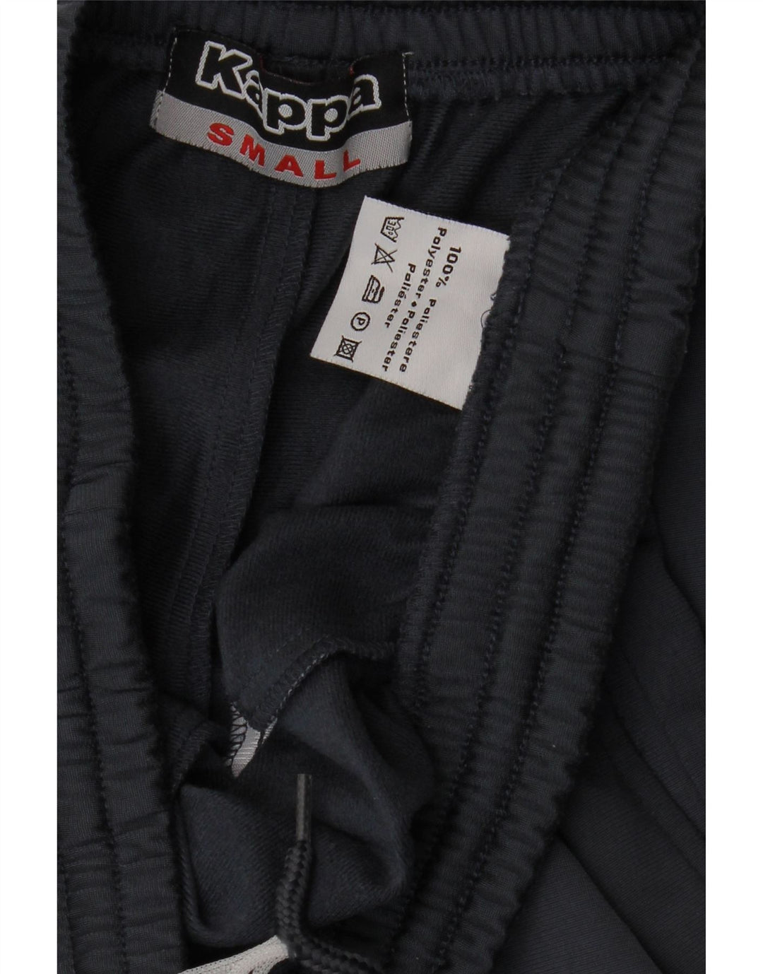 KAPPA Mens Tracksuit Trousers Small Grey Colourblock Polyester Vintage Kappa and Second-Hand Kappa from Messina Hembry 