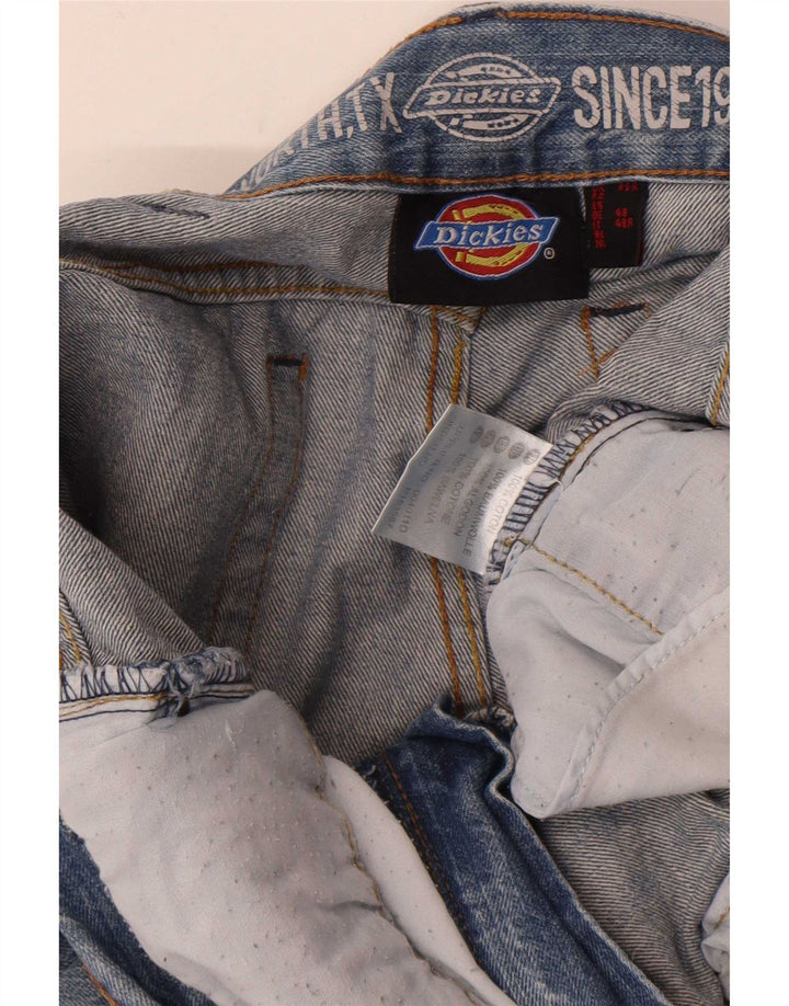 Jeans dritti da uomo Dickies W33 L32 in cotone blu
