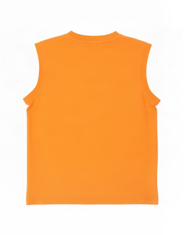 Canotta grafica da uomo Puma UK 10 Small Arancione Cotone