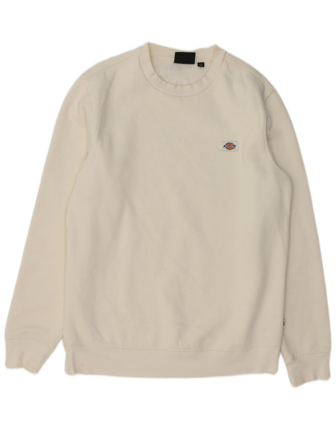 DICKIES Felpa da uomo Maglione in cotone bianco sporco medio