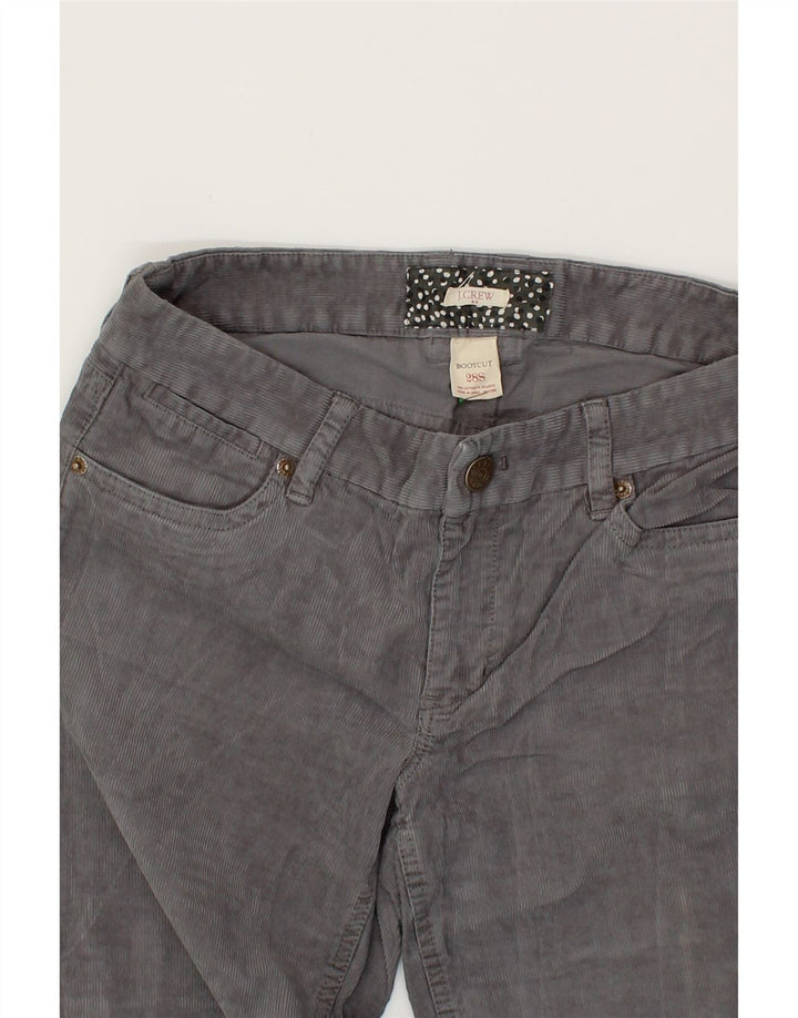 J. CREW Womens Bootcut Corduroy Trousers W28 L31 Grey Cotton Vintage J. Crew and Second-Hand J. Crew from Messina Hembry 