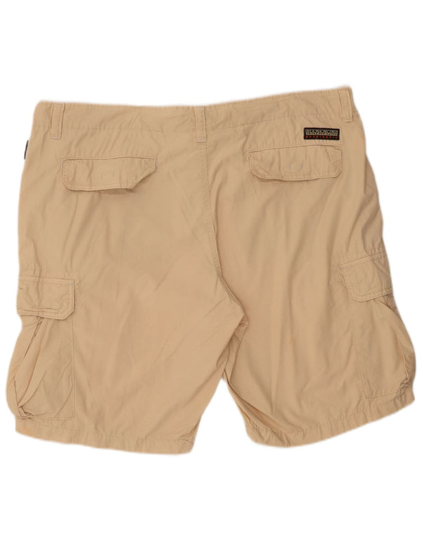 Pantaloncini cargo da uomo Napapijri W40 XL in cotone beige