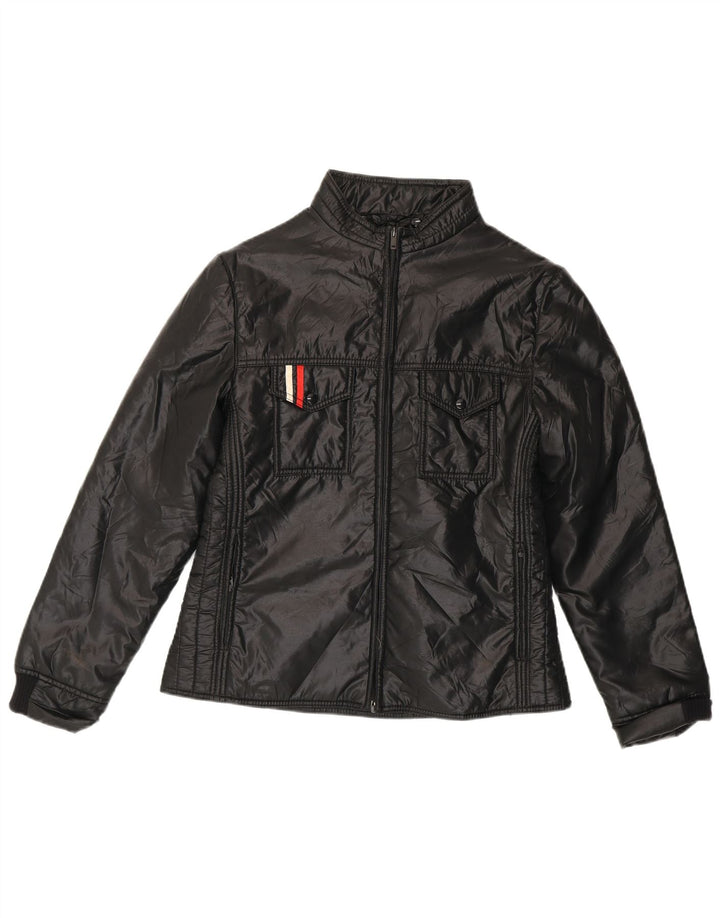 Giacca imbottita vintage da donna IT 48 XL Nera