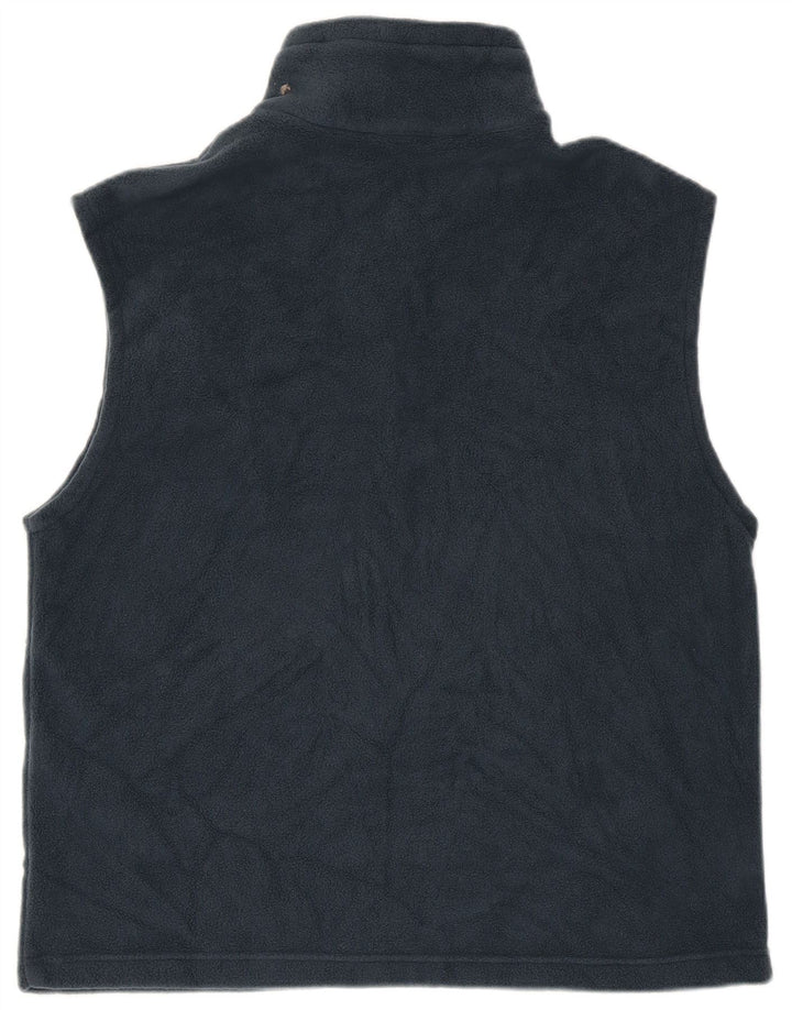 Gilet in pile da uomo Columbia UK 40 grande poliestere blu navy