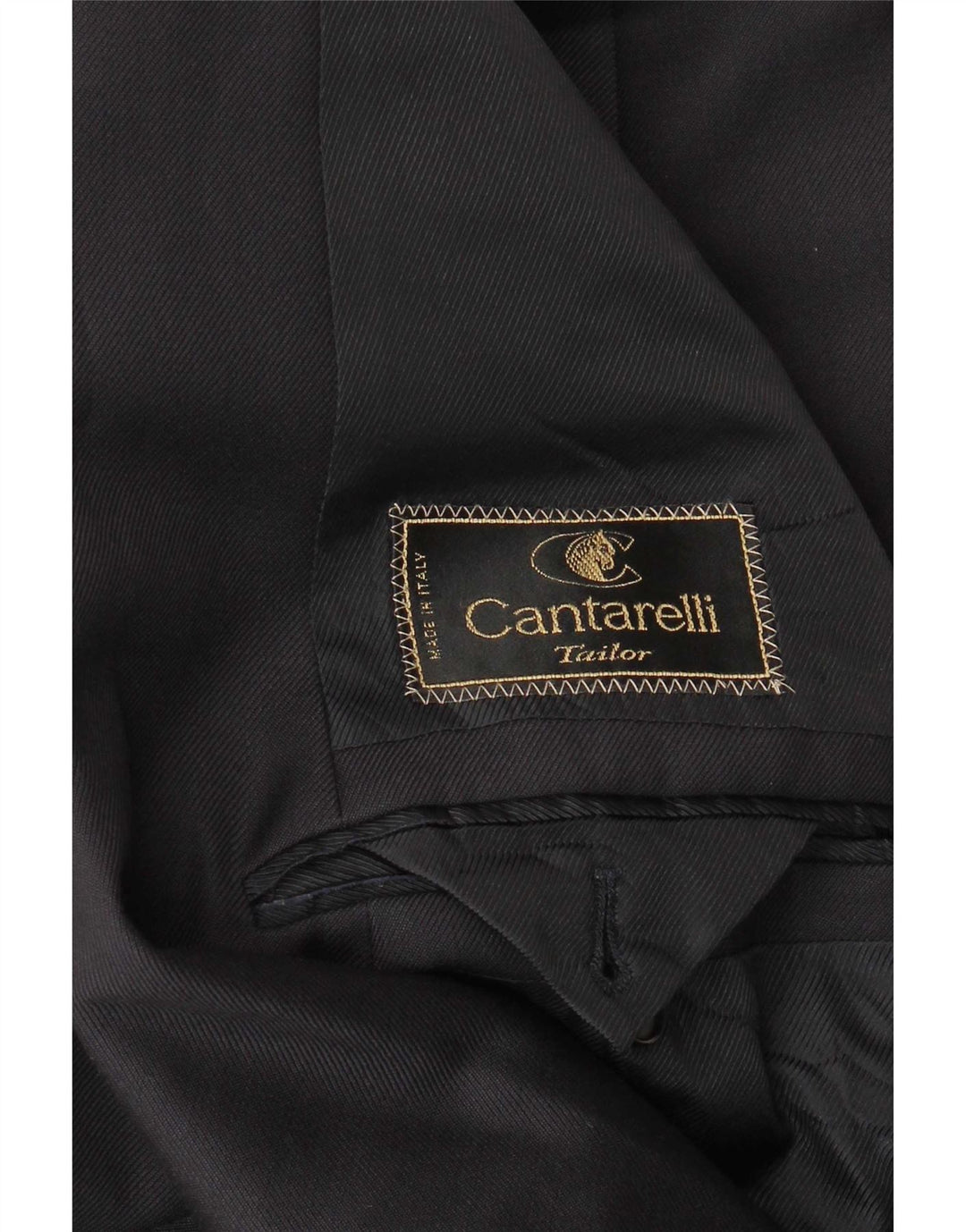 Giacca blazer doppiopetto da uomo Cantarelli UK 40 grande nera