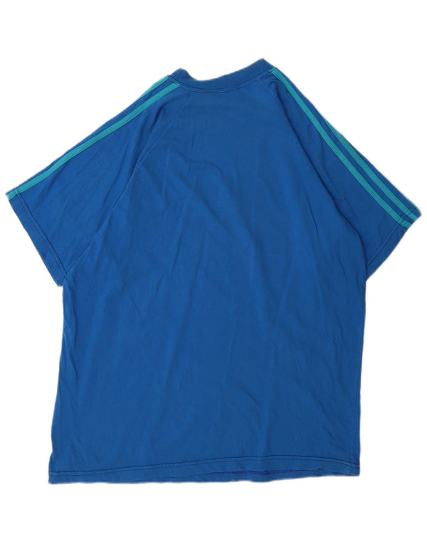 Maglietta Adidas da uomo grande blu