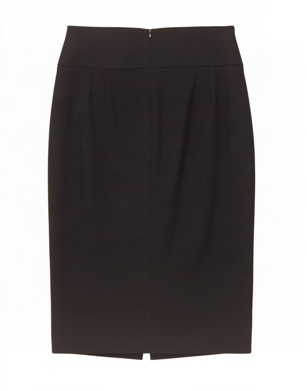 Gonna a tubino a vita alta da donna Zara EU 44 XL W34 poliestere nero
