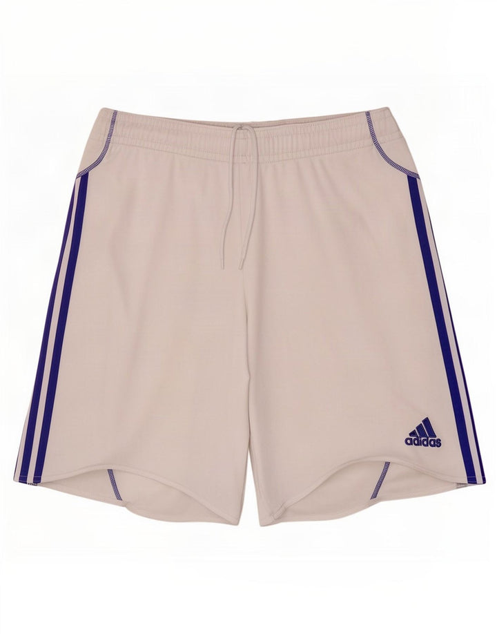 Pantaloncini sportivi Adidas Clima 365 da uomo in poliestere bianco medio