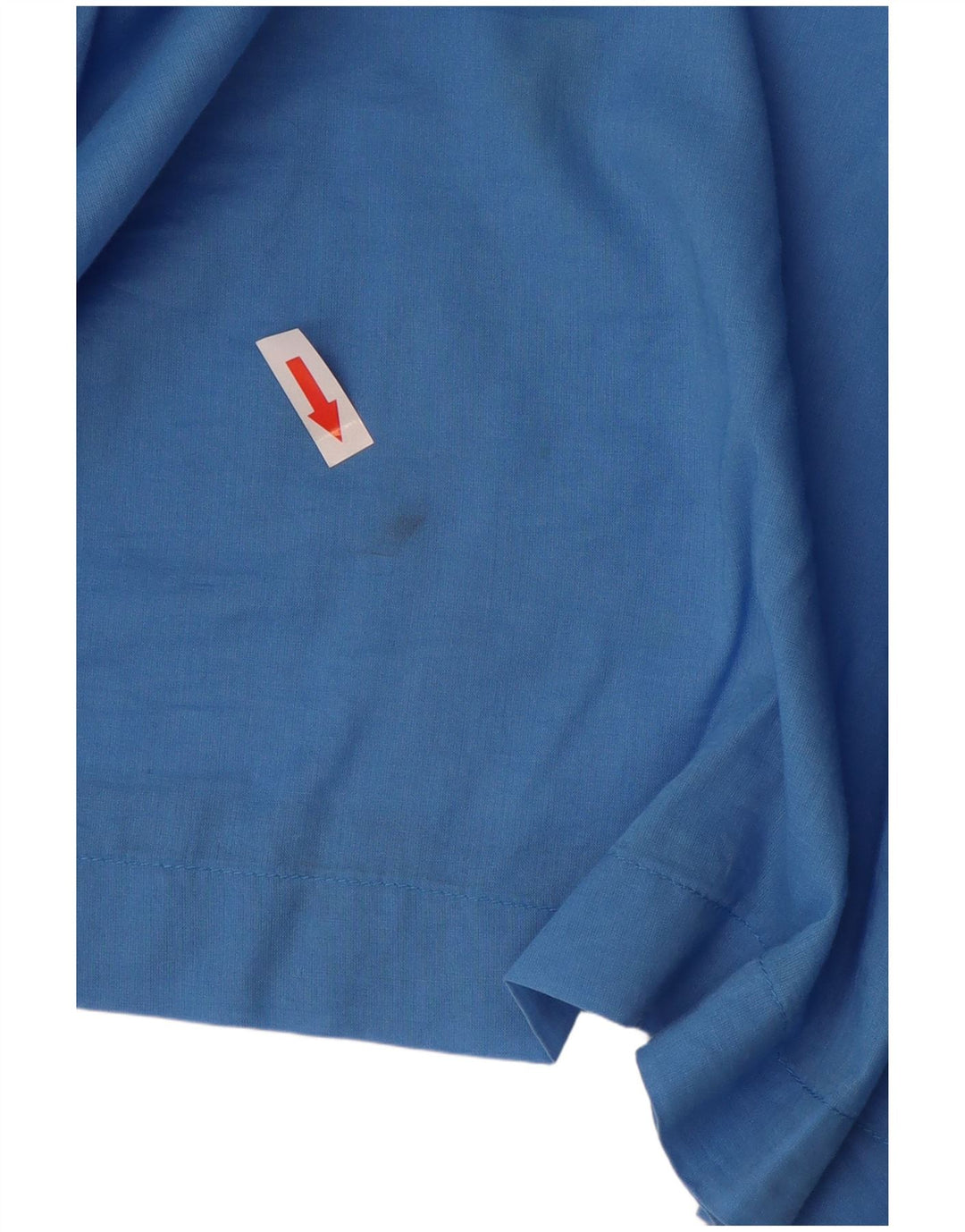 Top camicetta oversize da donna con maniche a 3/4 Sisley UK 10 piccolo cotone blu