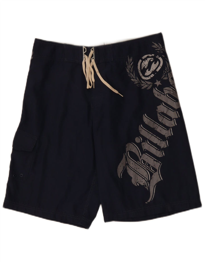 Pantaloncini da bagno grafici da uomo Billabong medio poliestere blu navy