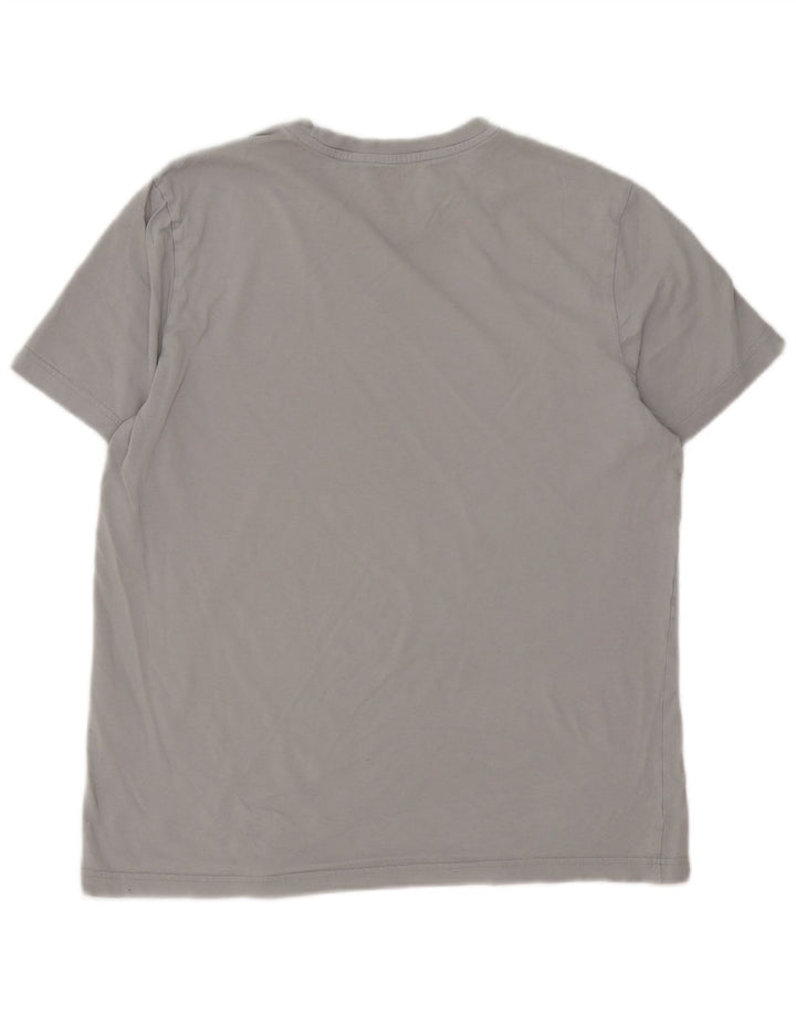 T-shirt Reebok da uomo grande grigia