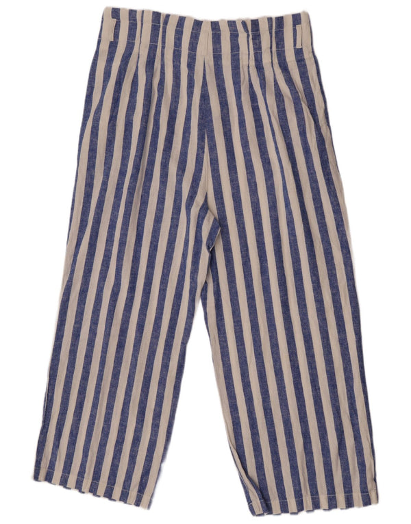 Pantaloni corti dritti da donna J. Crew US 12 Large W32 L25 a righe blu