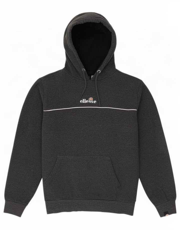 Felpa con cappuccio da donna Ellesse in cotone grigio medio