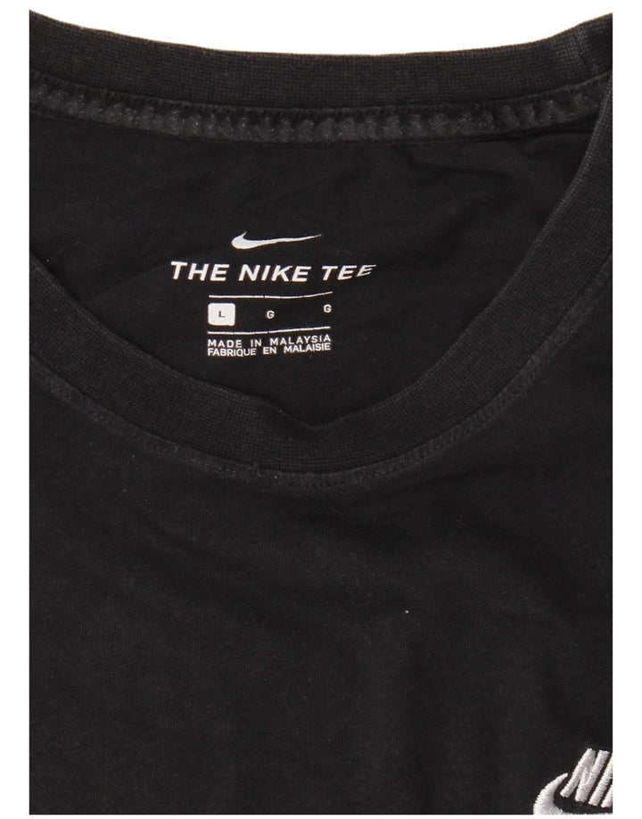 T-shirt da uomo NIKE Top grande nera