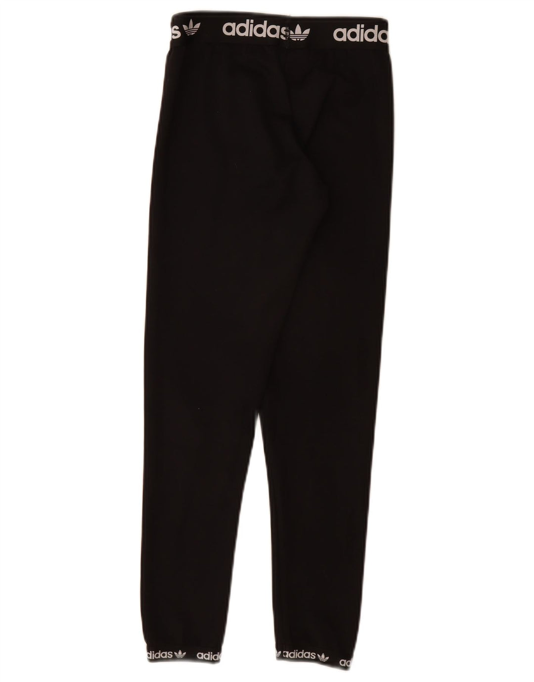 Leggings grafici Adidas per ragazze 11-12 anni in poliestere nero