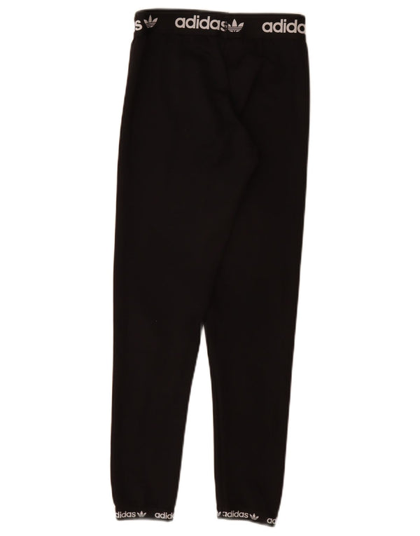 Leggings grafici Adidas per ragazze 11-12 anni in poliestere nero