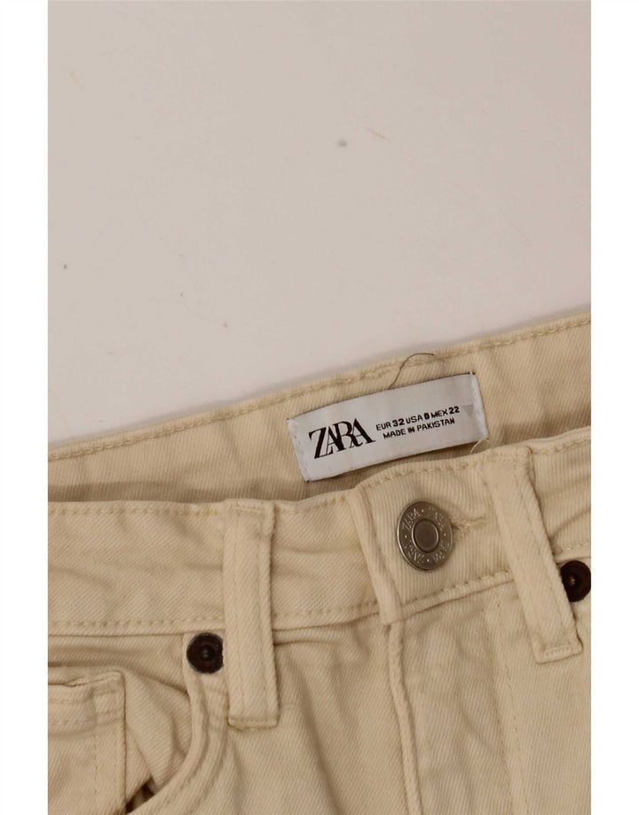 Jeans Bootcut da donna Zara EU 32 2XS W22 L25 Beige