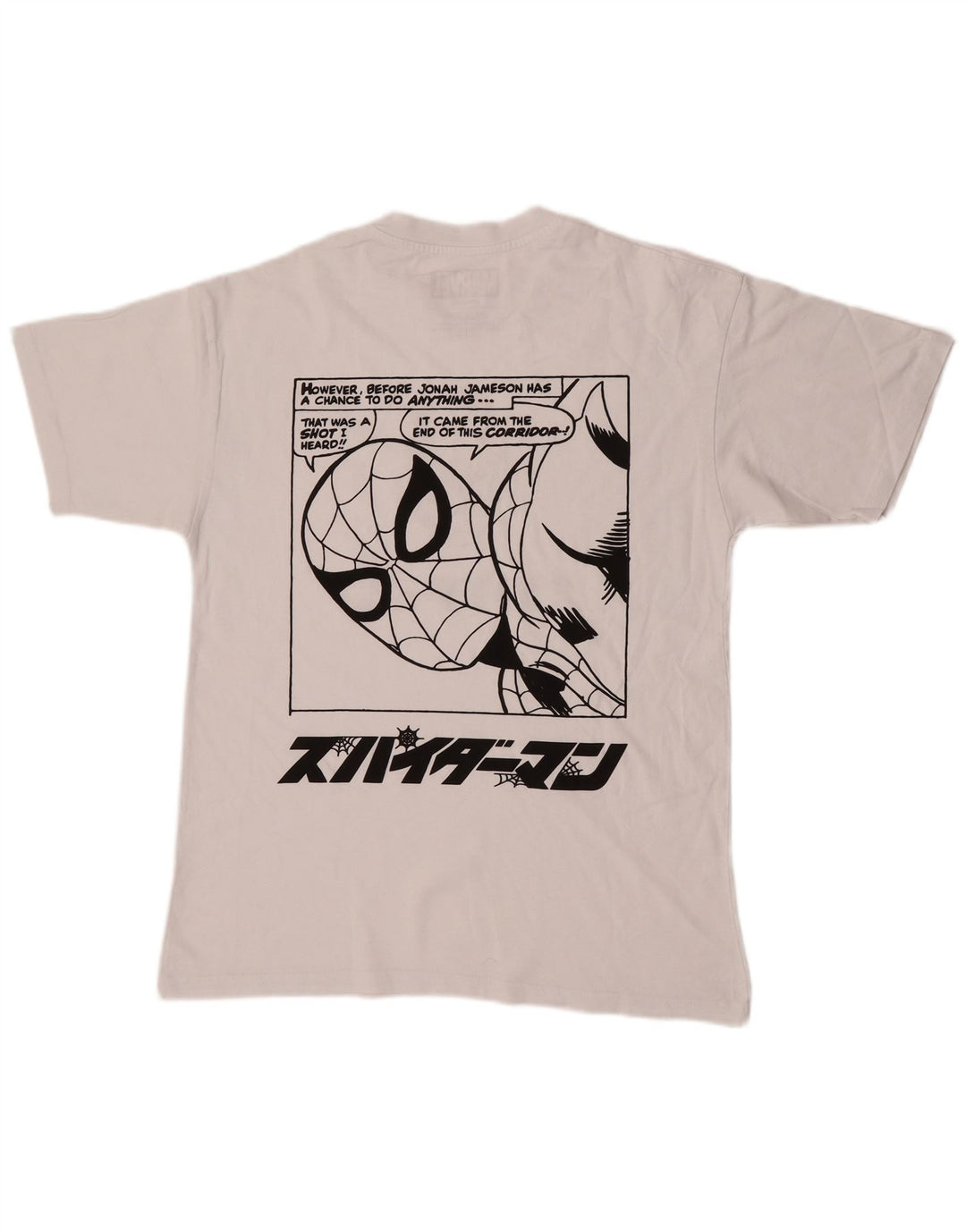 T-shirt con grafica Marvel da uomo Pull & Bear, colore bianco medio