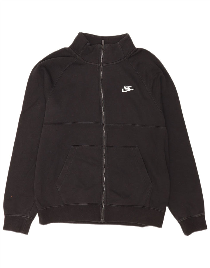 Giacca da ginnastica da uomo Nike, giacca media, in cotone nero