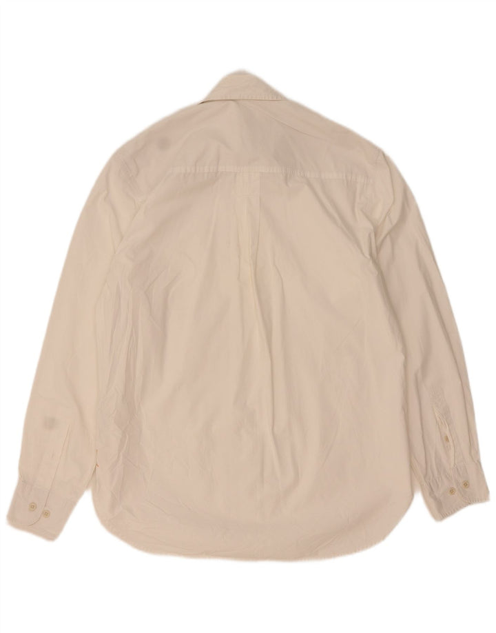Camicia da uomo Timberland in cotone bianco medio
