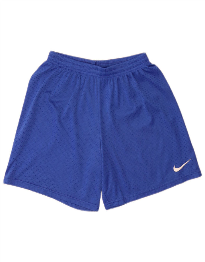 Pantaloncini sportivi Nike da ragazzo 10-11 anni in nylon blu medio