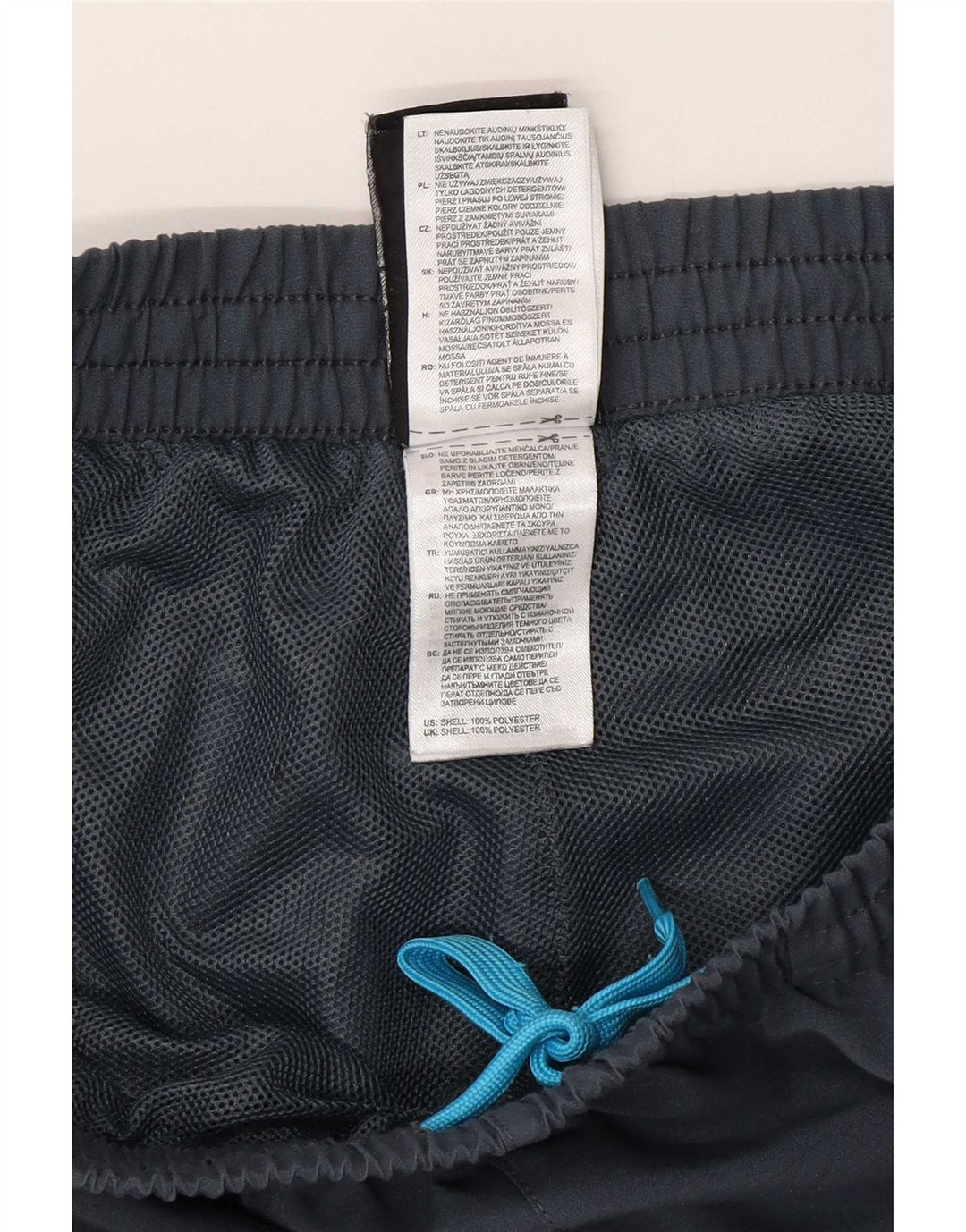 Pantaloni da tuta da uomo Adidas sportivi in poliestere grigio medio