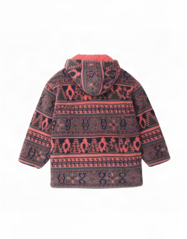 Giacca a vento con cappuccio da donna Santo Stefano UK 14 media multicolore