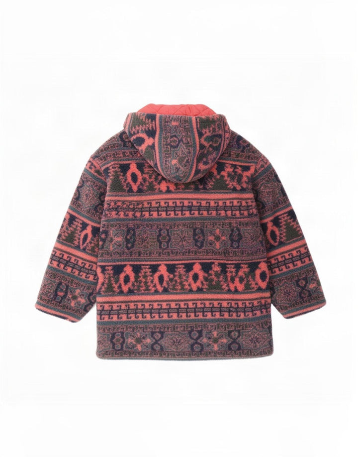 Giacca a vento con cappuccio da donna Santo Stefano UK 14 media multicolore
