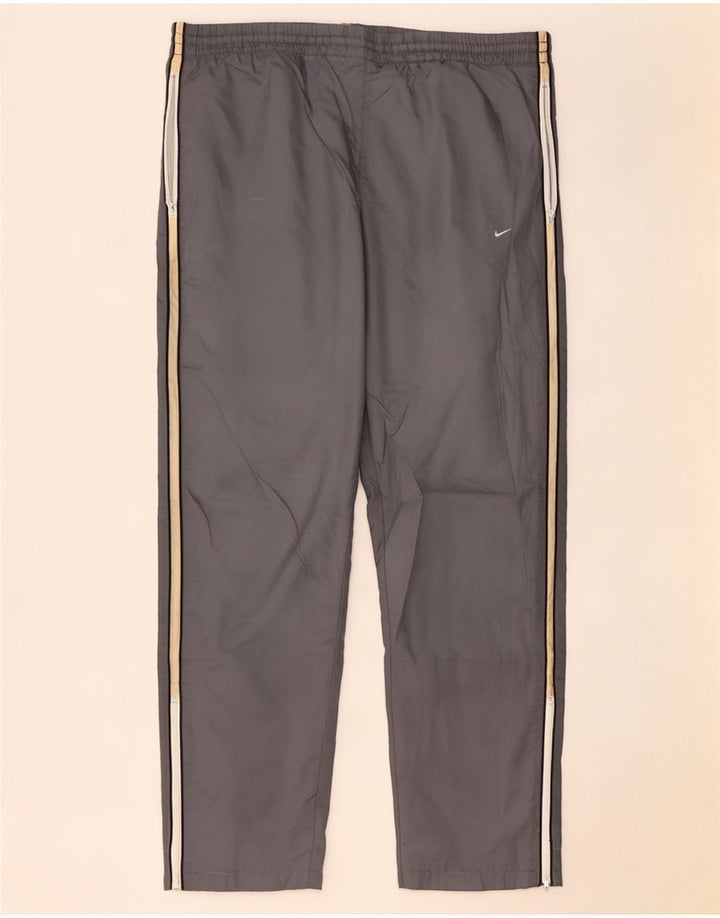Pantaloni da tuta da uomo Nike Large in poliestere grigio
