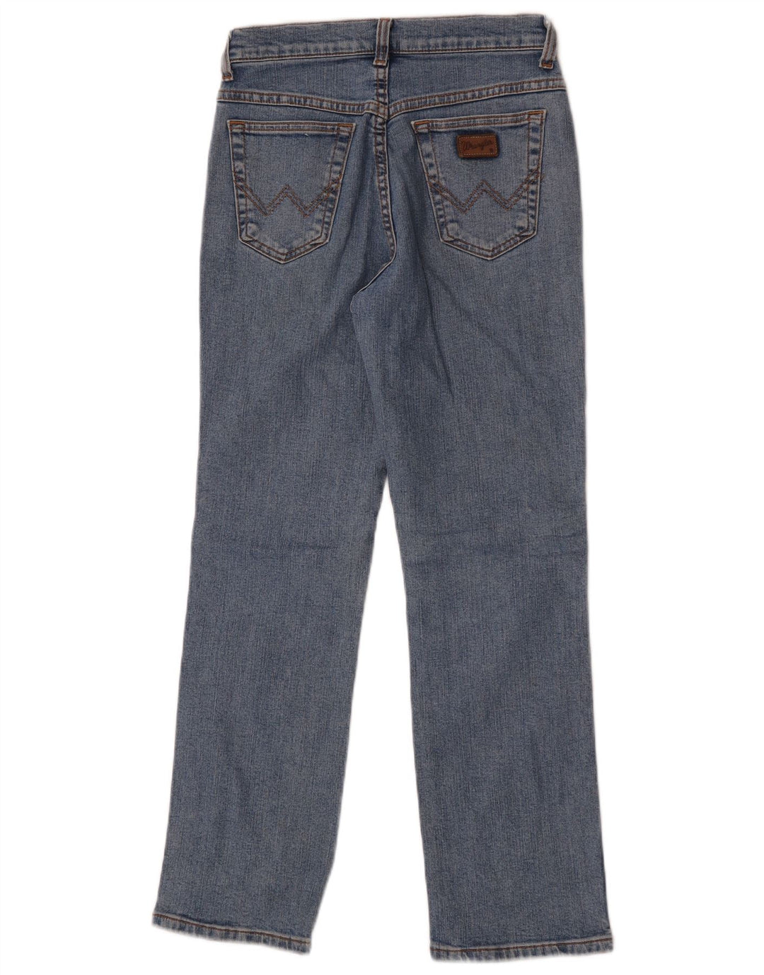 Jeans dritti da donna Wrangler US 10 medio W28 L28 cotone blu