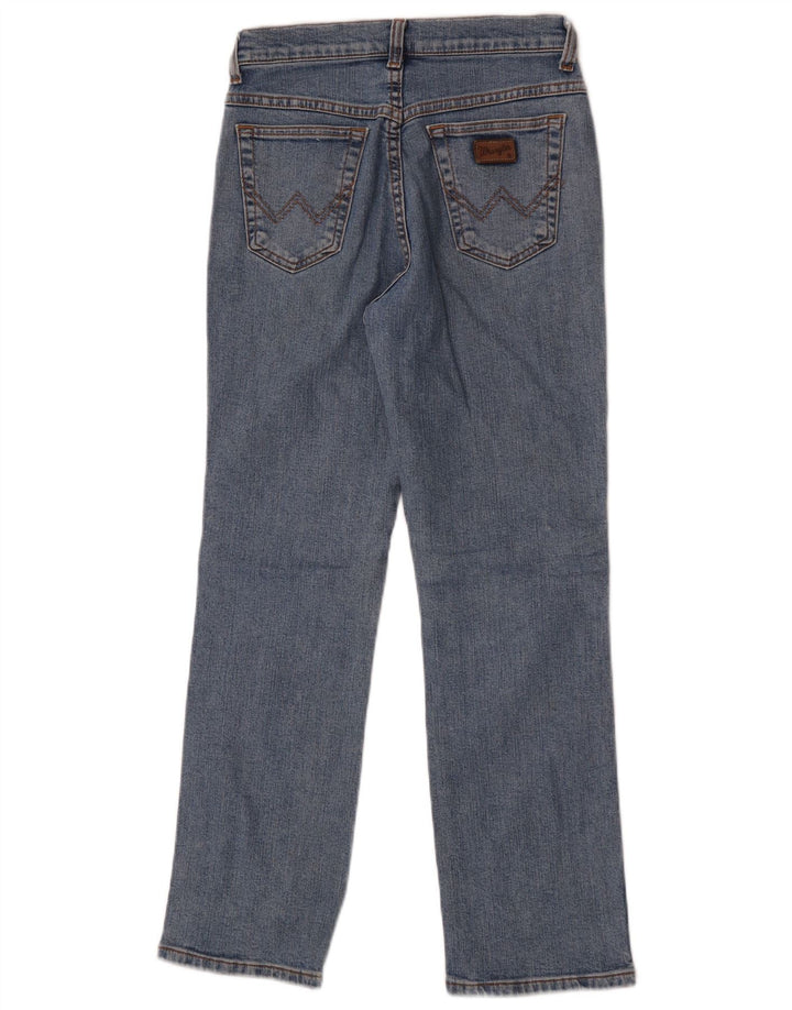 Jeans dritti da donna Wrangler US 10 medio W28 L28 cotone blu