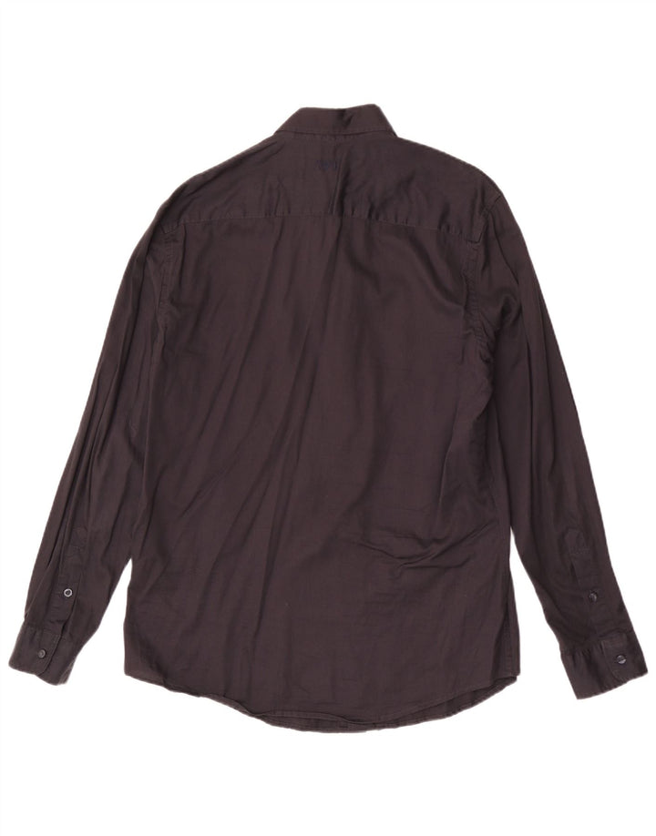 Camicia Armani Jeans Uomo Grande Nera