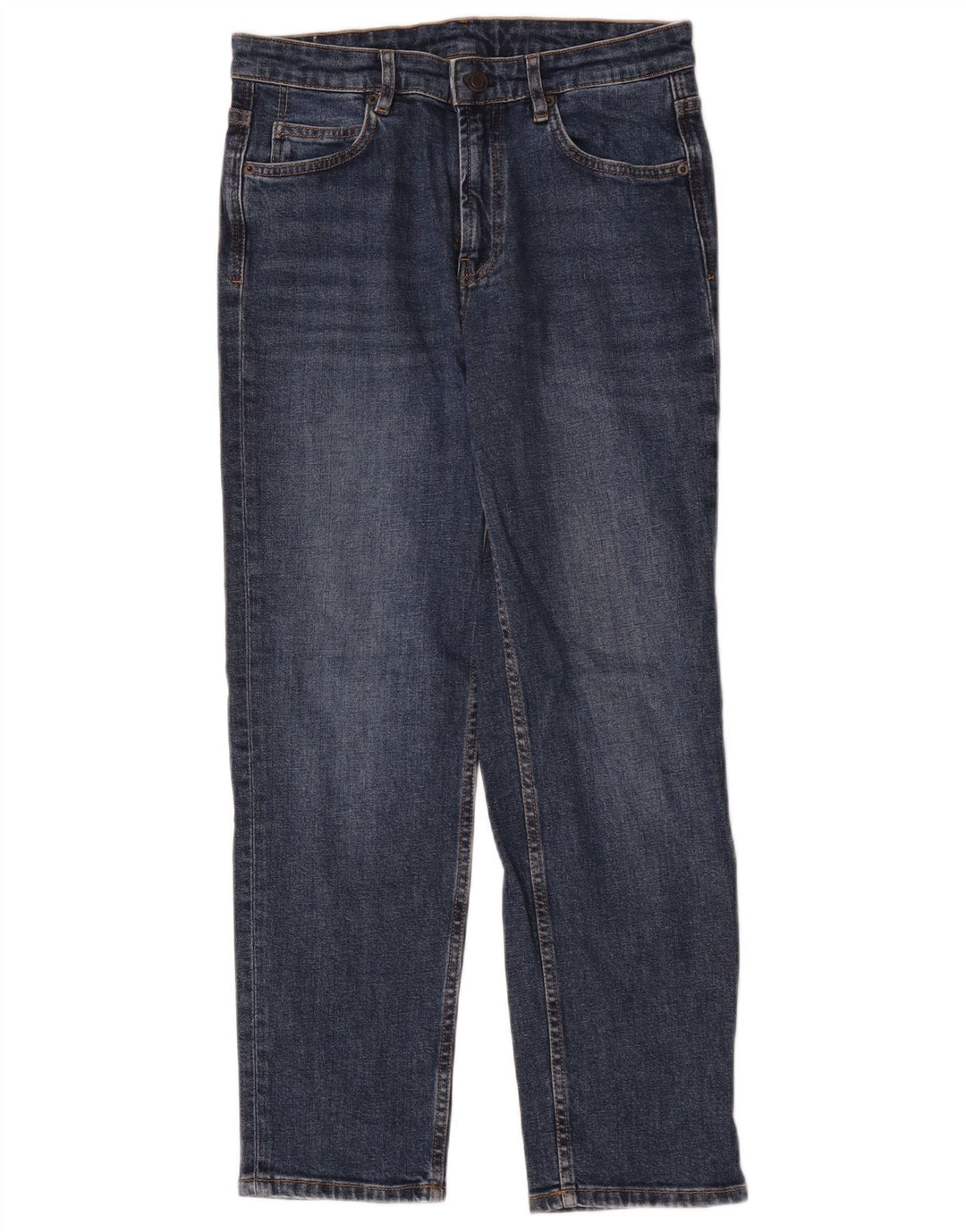 Jeans dritti da donna Massimo Dutti W30 L27 cotone blu