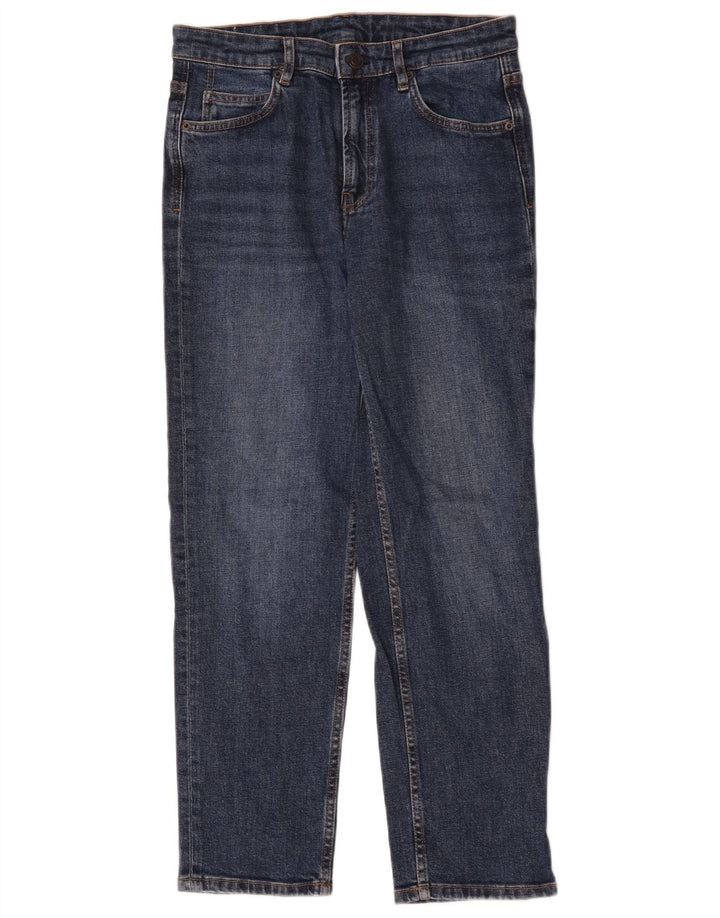 Jeans dritti da donna Massimo Dutti W30 L27 cotone blu