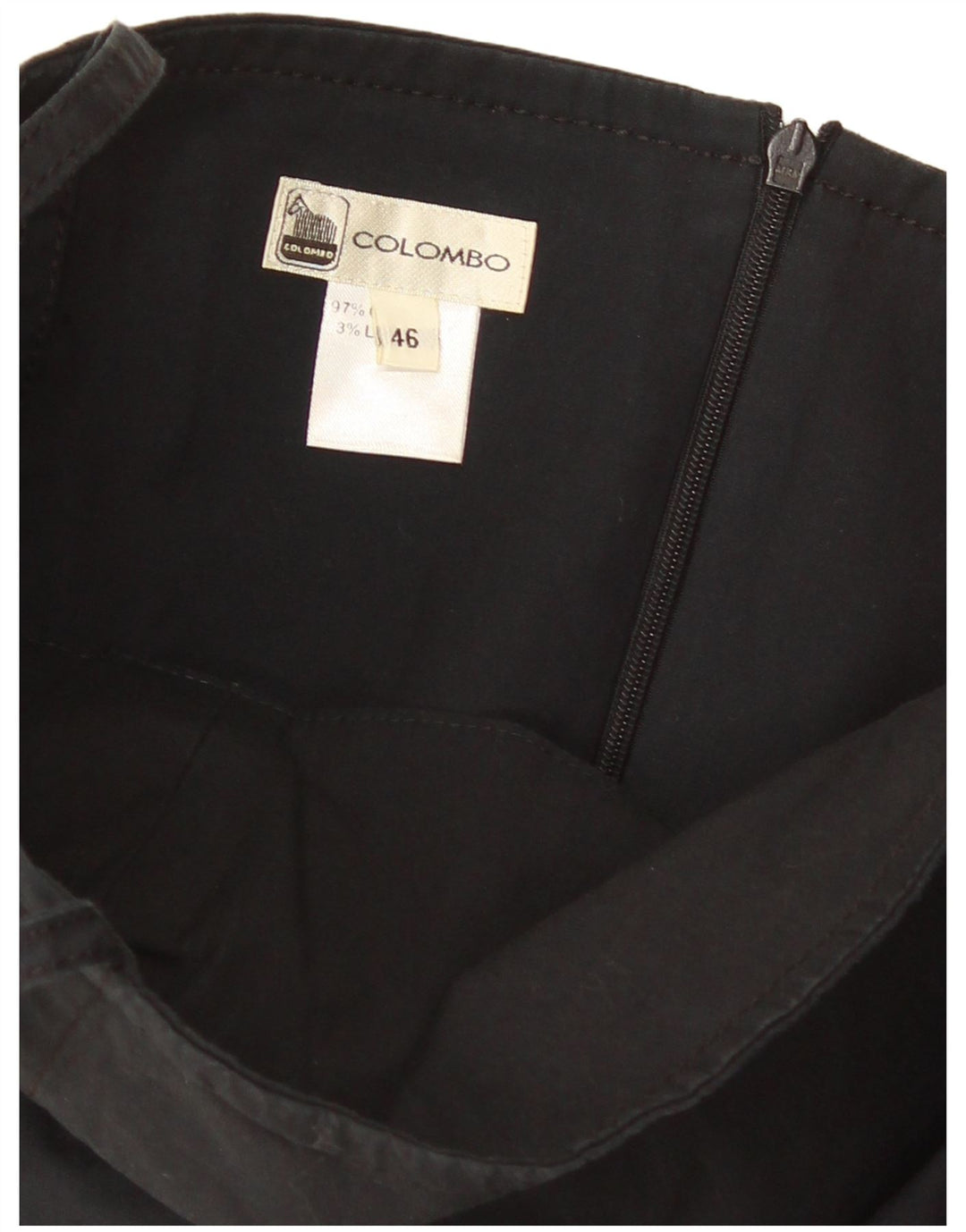 Prendisole Donna Colombo IT 46 Large Nero Cotone