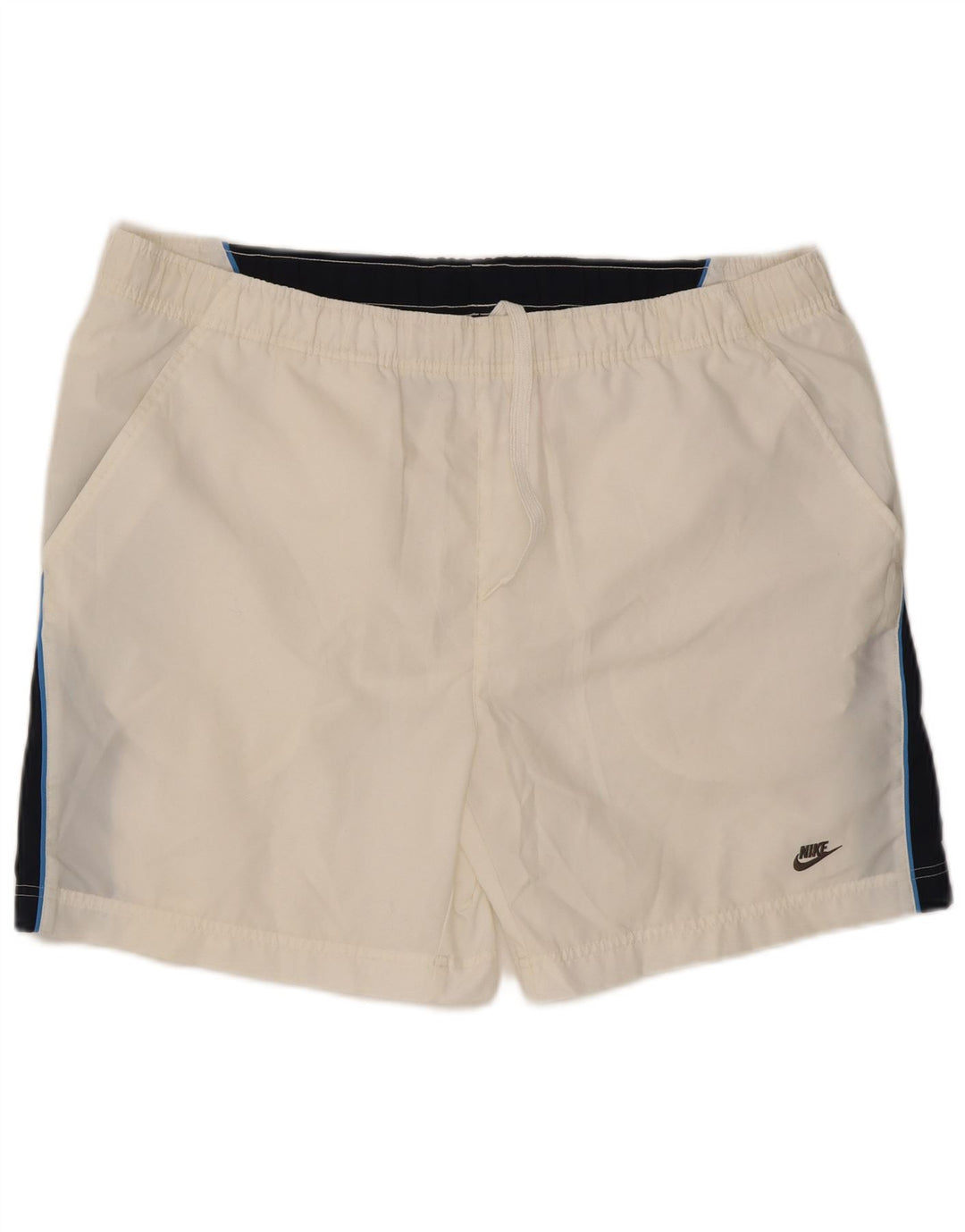 Short da nuoto Nike da uomo XL Colore bianco a blocchi in poliestere