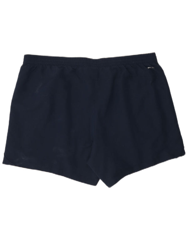 Pantaloncini sportivi Adidas Climalite da uomo 2XL poliestere blu navy