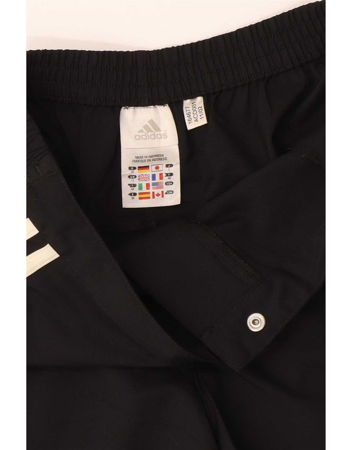 Pantaloncini casual Adidas Climalite da donna UK 12 Medium W28 Poliestere nero