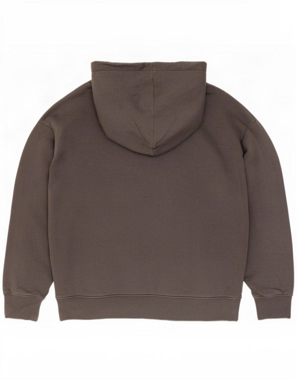 Felpa con cappuccio Nike Liverpool da uomo, vestibilità ampia, cotone grigio medio