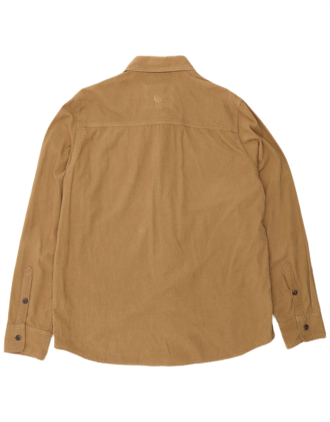 Camicia da uomo in velluto a coste Fat Face, cotone beige grande