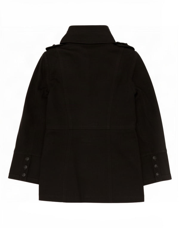 Cappotto da marinaio militare da donna Zara UK 16 grande in lana nera