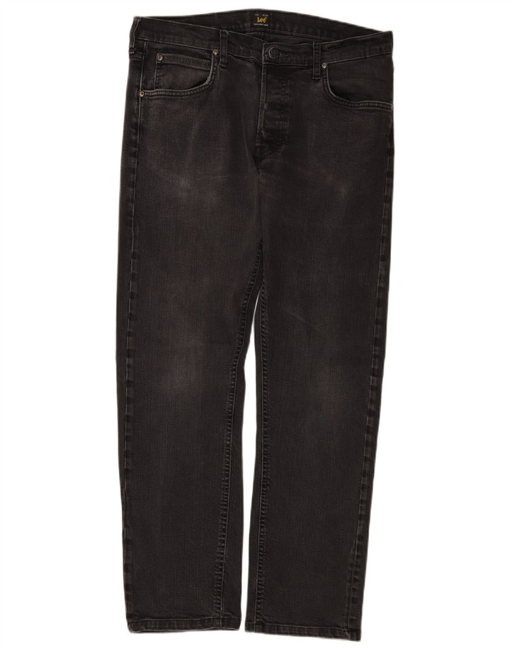 Jeans dritti da uomo Lee Daren W33 L29 cotone nero