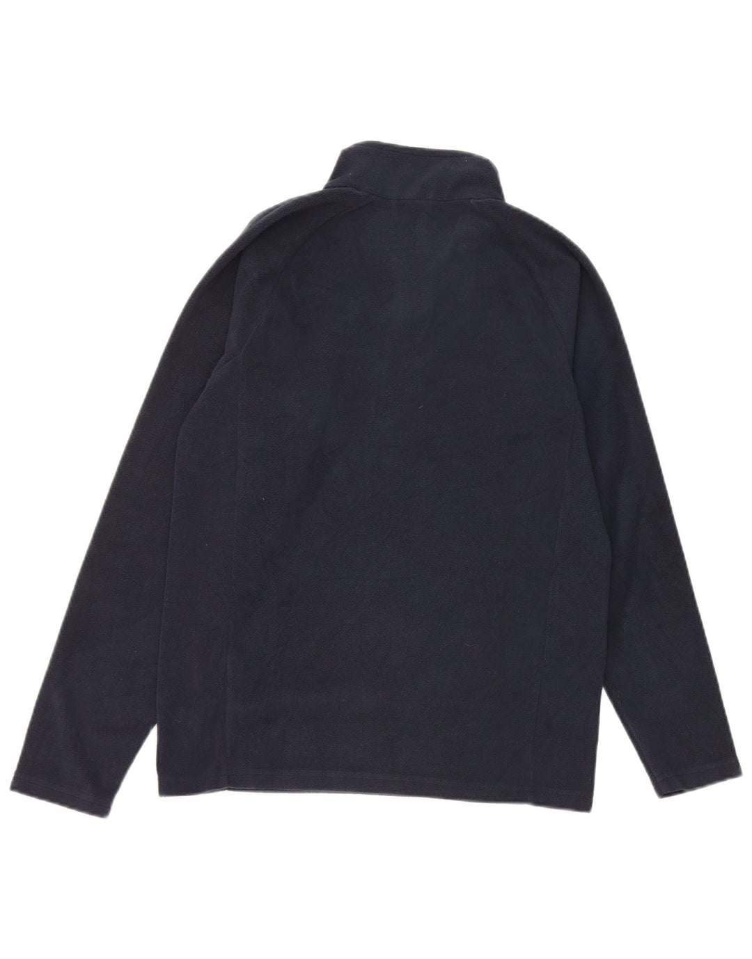 Maglione in pile Kappa da ragazzo con zip e collo 13-14 anni in poliestere blu navy