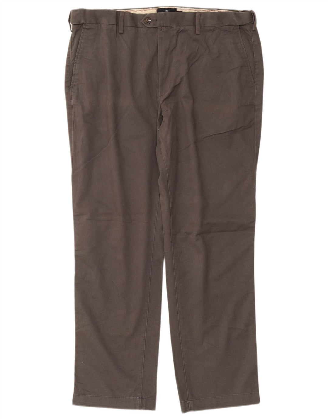 Pantaloni chino dritti Marks & Spencer da uomo blu Harbour W40 L31 grigi