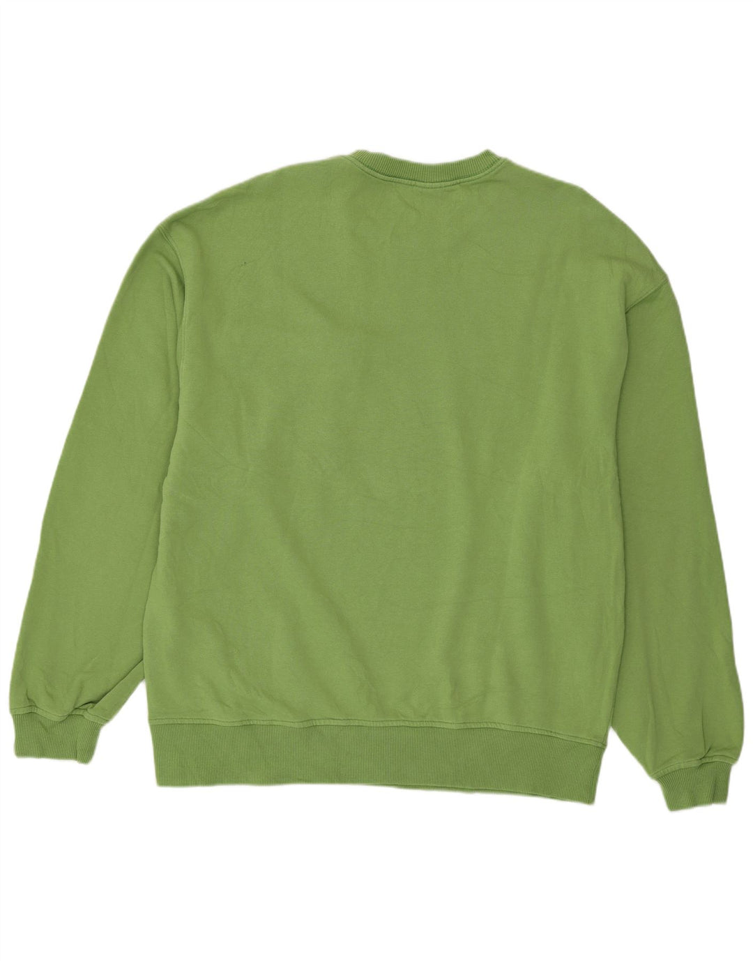 Felpa Zara Uomo Maglione XL Verde Cotone
